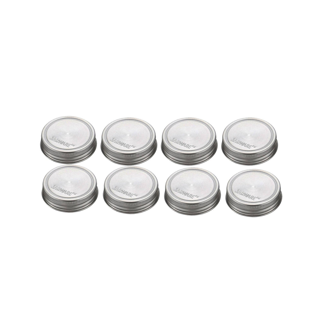 Stainless Steel Jar Lids - Set of 8