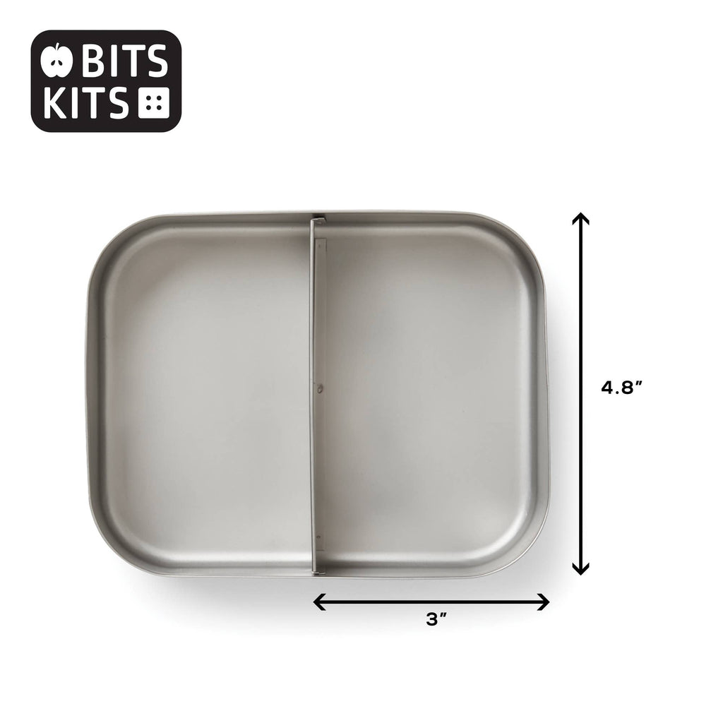 Stainless Steel Bento Box - Small 2 Compartment