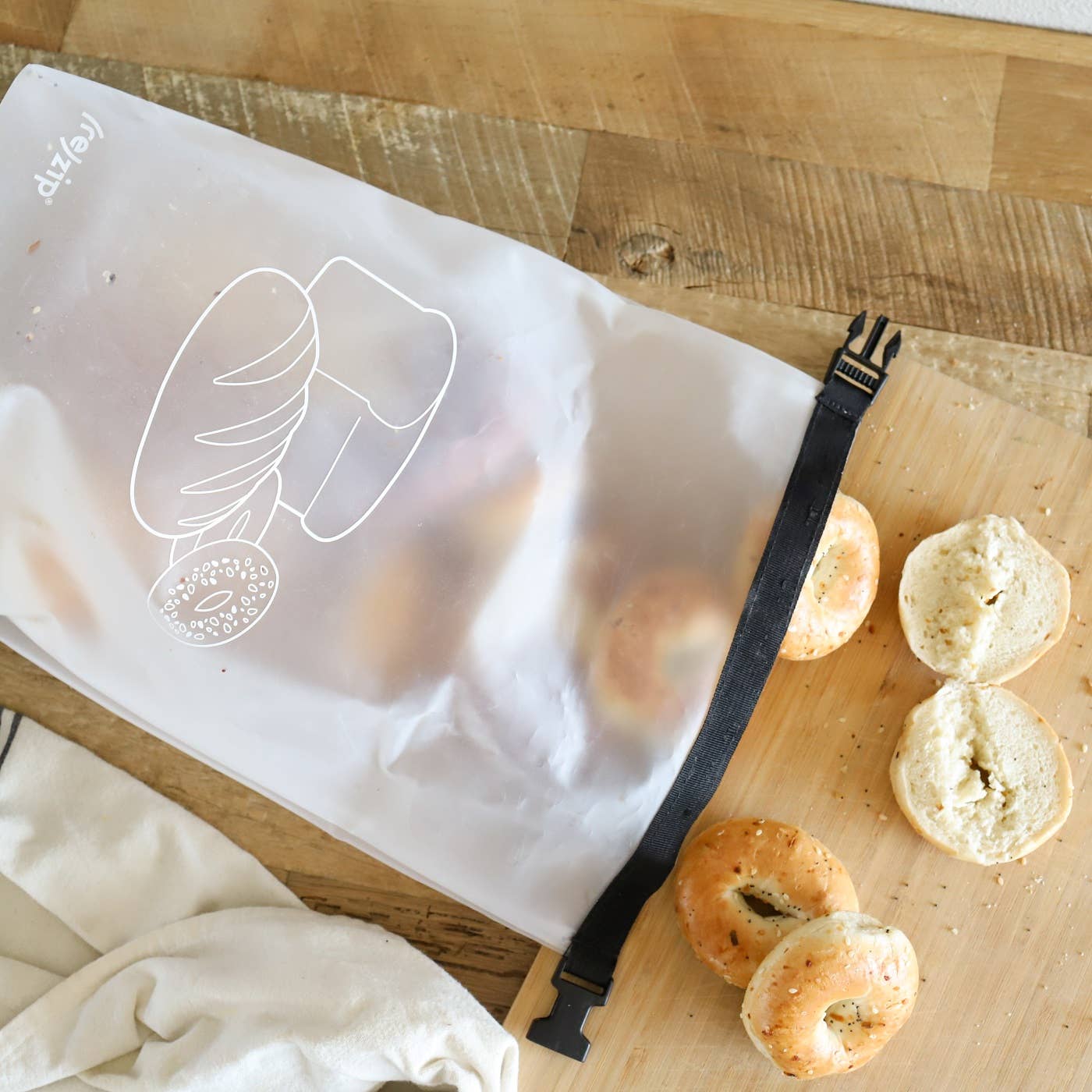 Reusable Roll Top Bread Bag