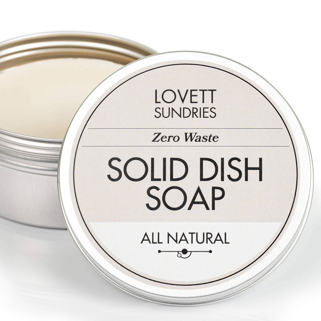 Solid Dish Soap Bar Tin
