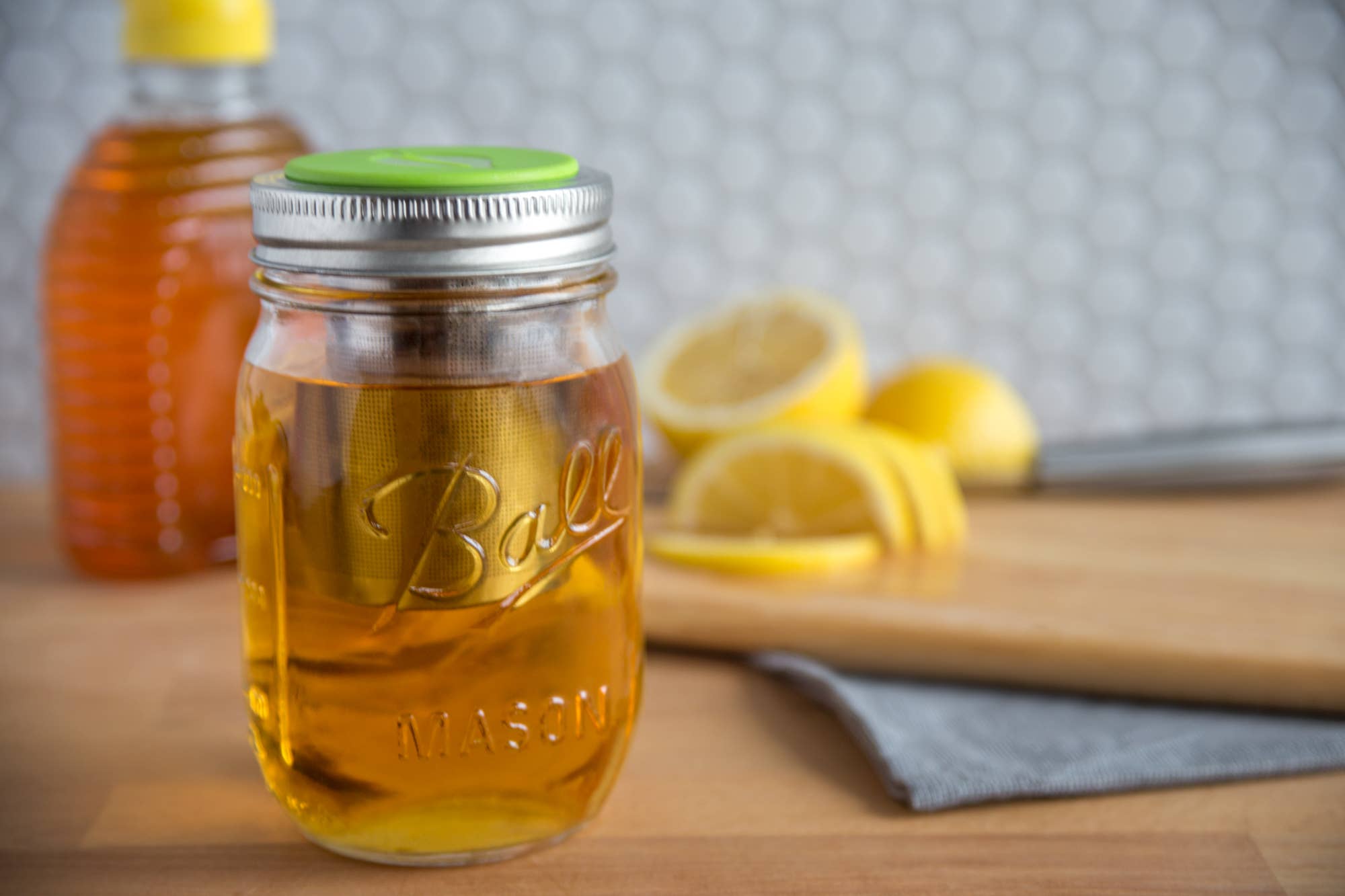 Plastic Tea Infuser Lid - Regular Mouth