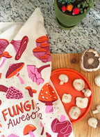 Tea Towel + Swedish Dish Cloth Set