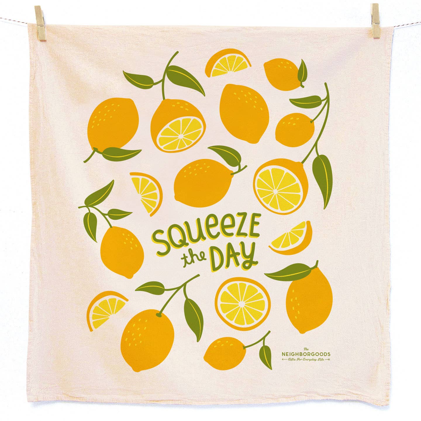 Tea Towel + Swedish Dish Cloth Set