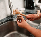 Bamboo Dish Brush - Screw Brush Head
