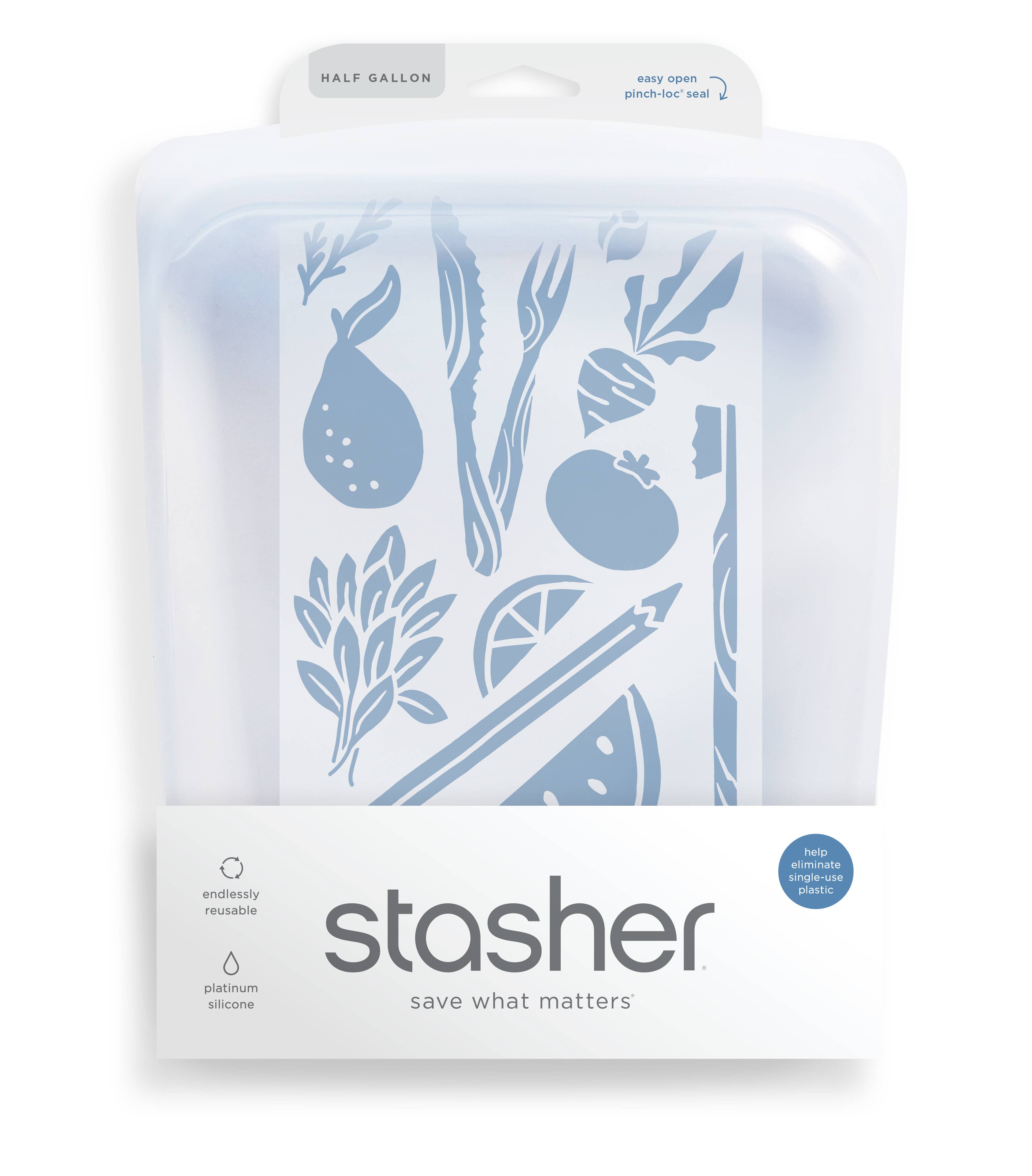 Reusable Silicone Half Gallon Bag