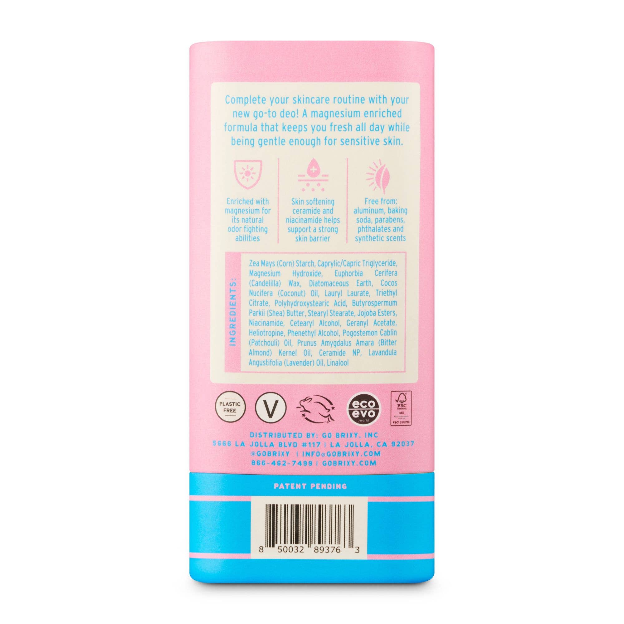 Deodorant - Magnesium Enriched