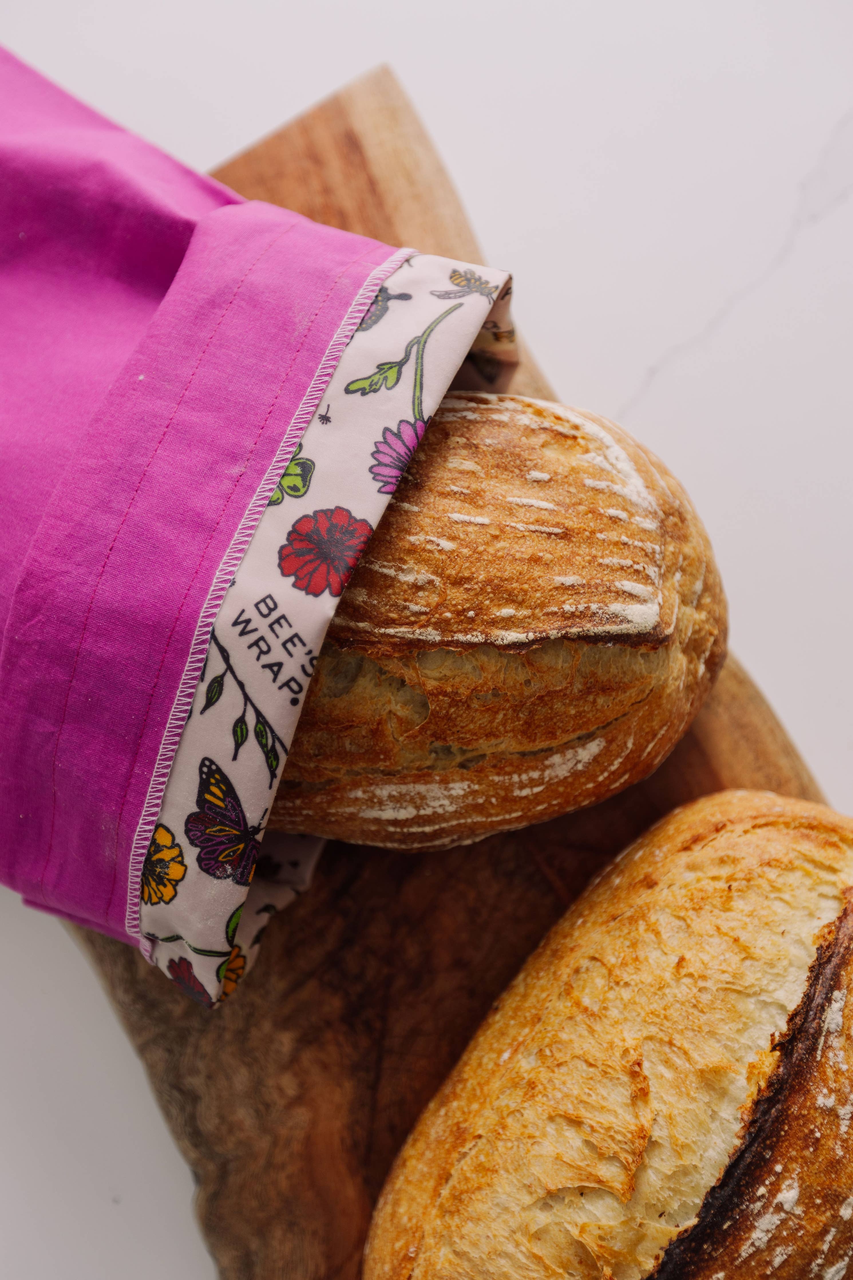 Beeswax Lined Bread Bag w/ Drawstring