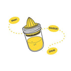 Recycled Plastic Citrus Juicer Lid - Wide Mouth