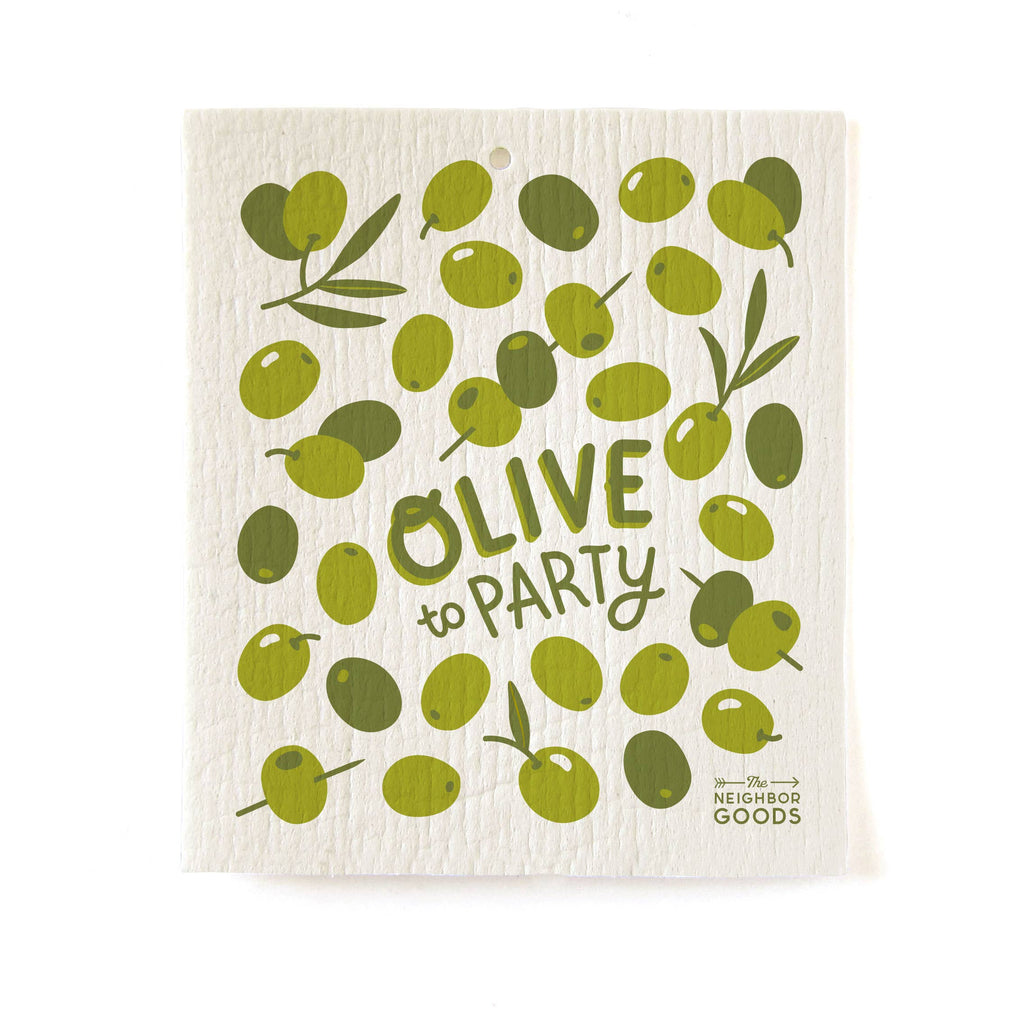 Tea Towel + Swedish Dish Cloth Set