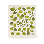 Tea Towel + Swedish Dish Cloth Set
