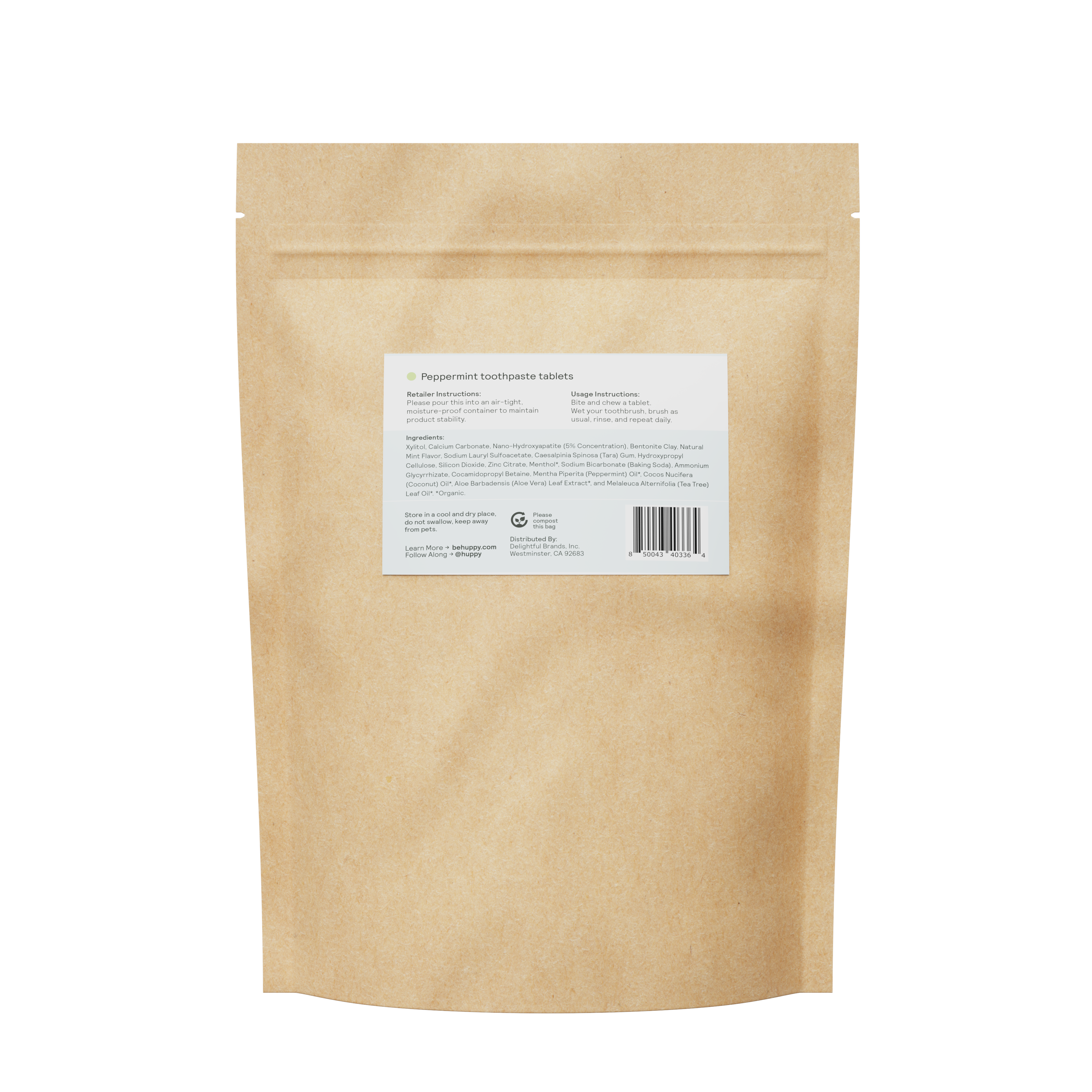 Toothpaste Tablets - Flouride Free