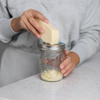Steel Citrus Zester + Grater Lids