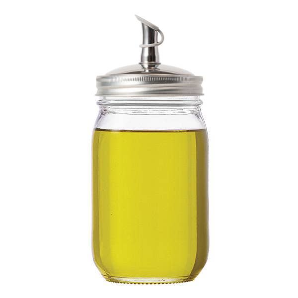 Steel Oil Cruet Lid - Regular Mouth