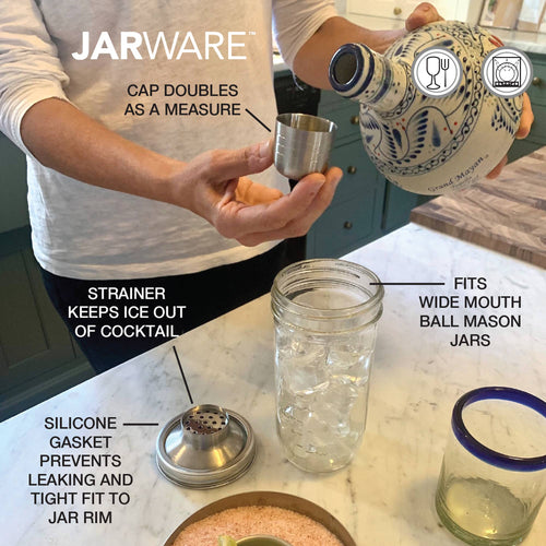 Cocktail Shaker Lid - Wide Mouth