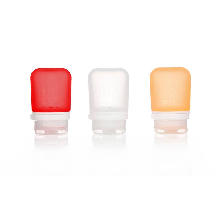 Refillable Silicone Travel Bottles - Set of 3