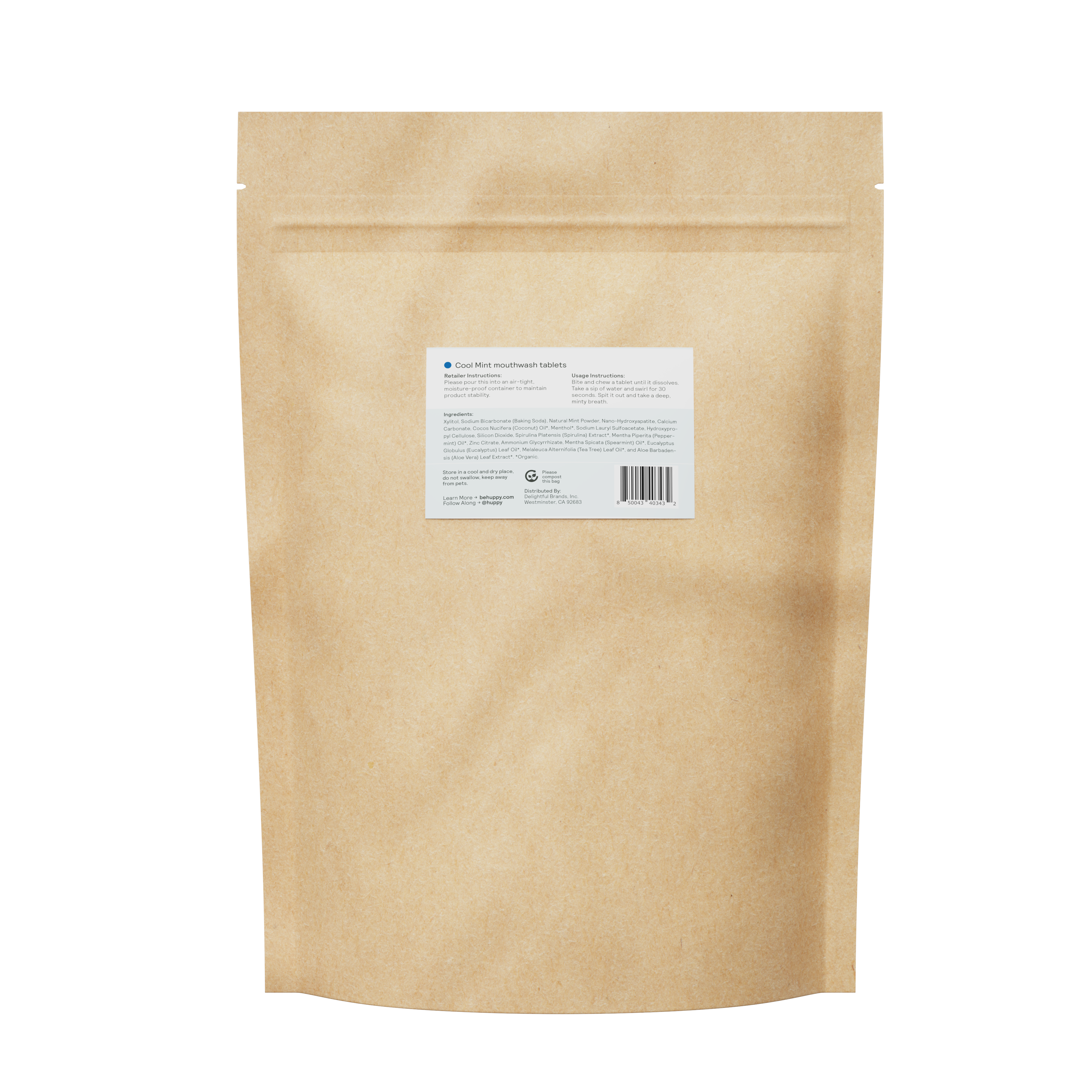 Mouthwash Tablets - Fluoride Free