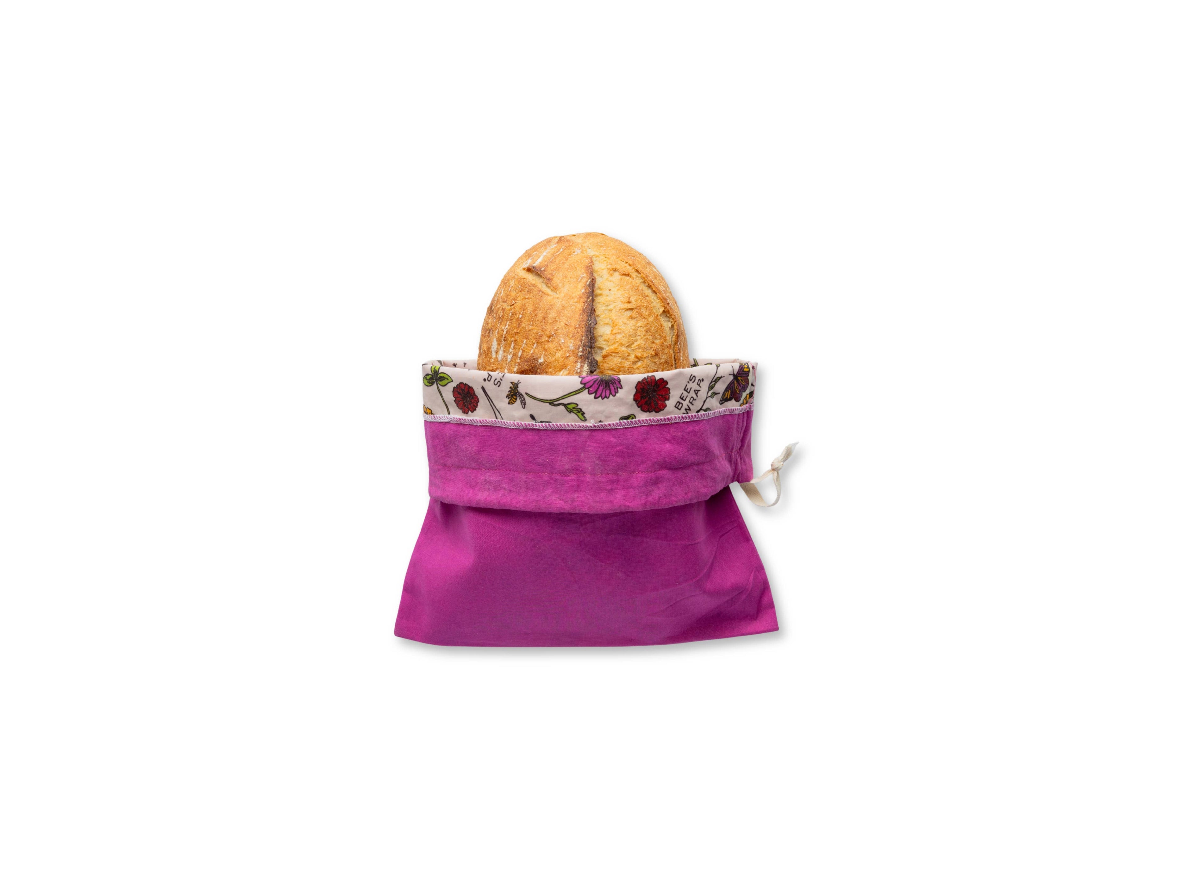 Beeswax Lined Bread Bag w/ Drawstring