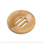 Round Wood Soap Dish