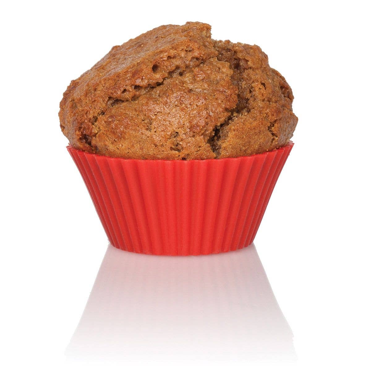 Reusable Silicone Muffin Liner Cups - Set of 12