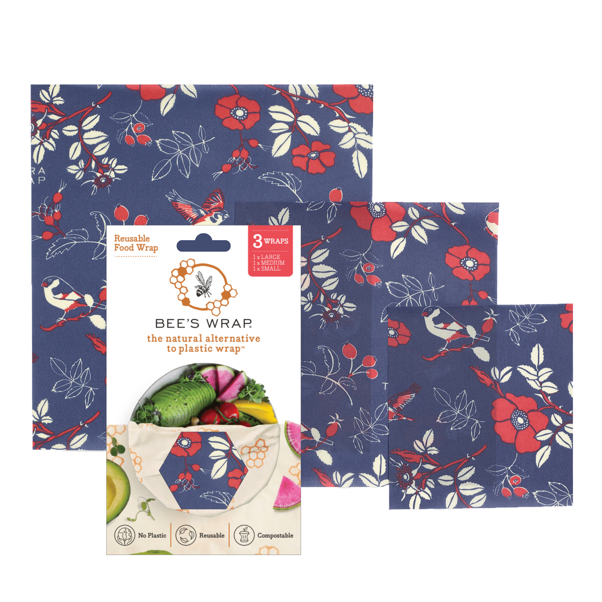 Beeswax Wrap - Assorted 3 Pack