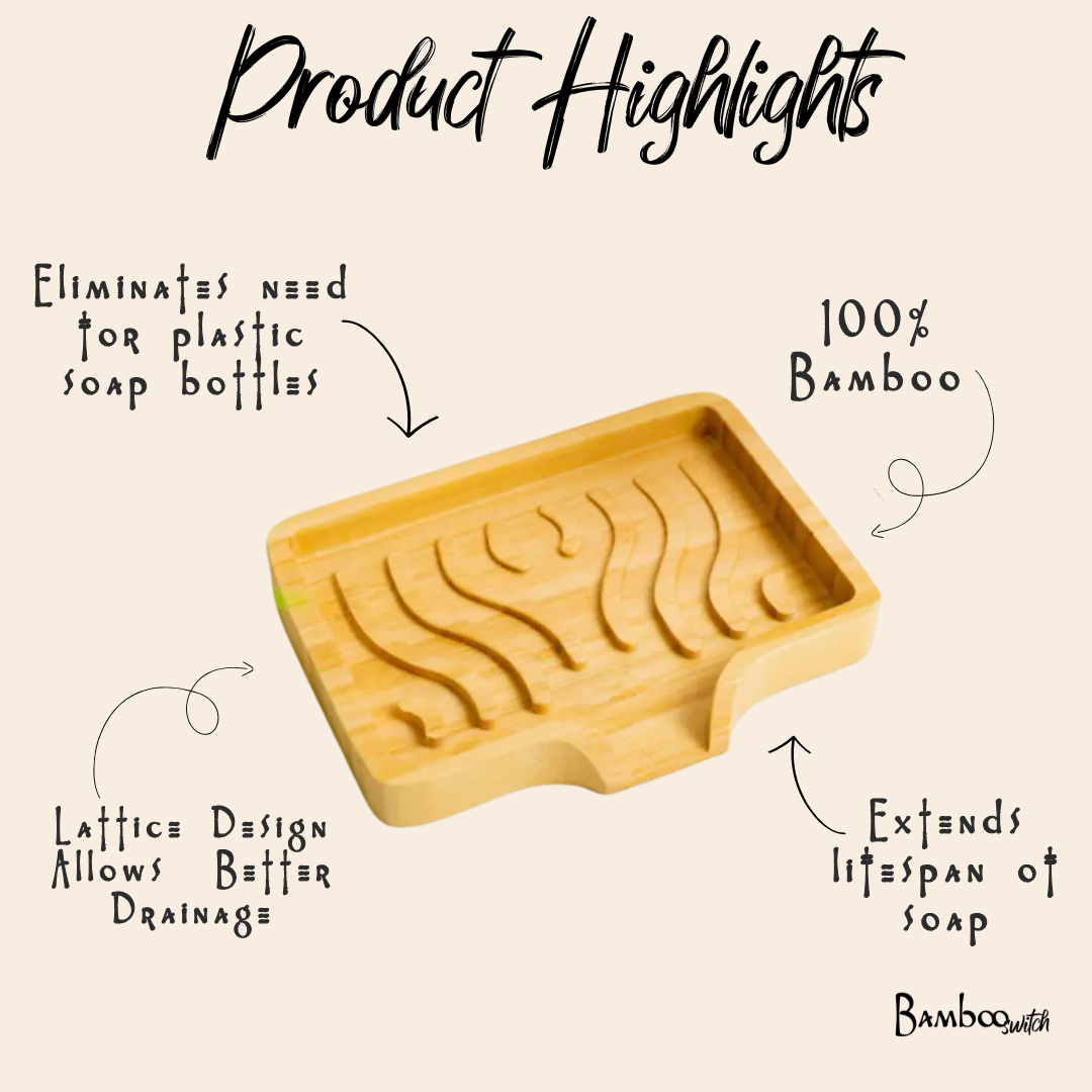 Bamboo Soap Lift Dish