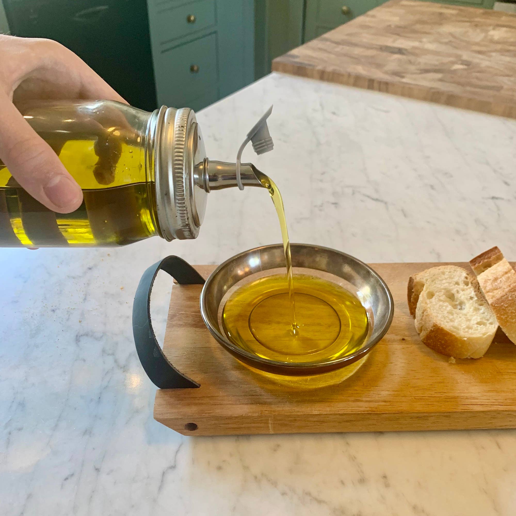 Steel Oil Cruet Lid - Regular Mouth