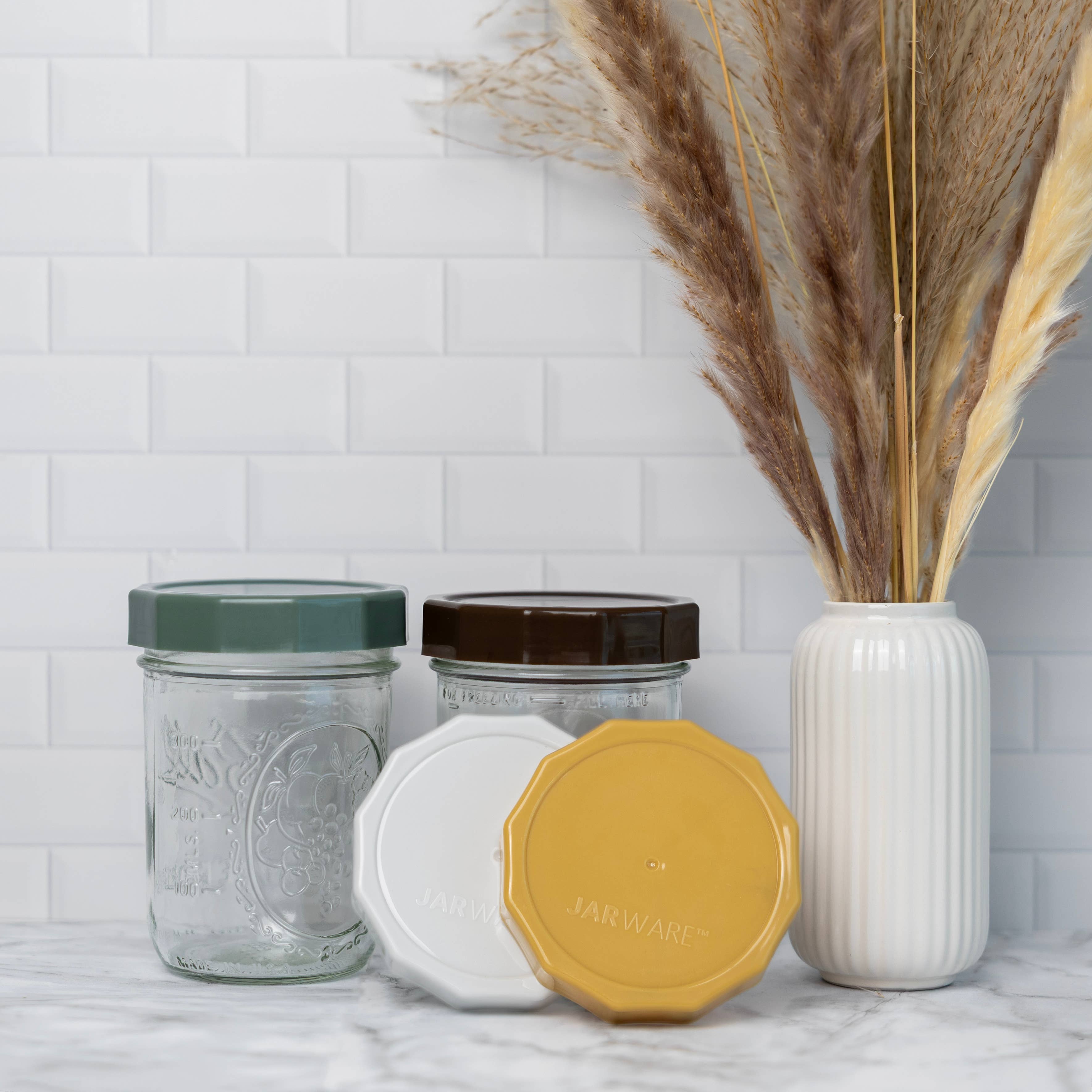 Wide Mouth Jar Lids - Set of 4