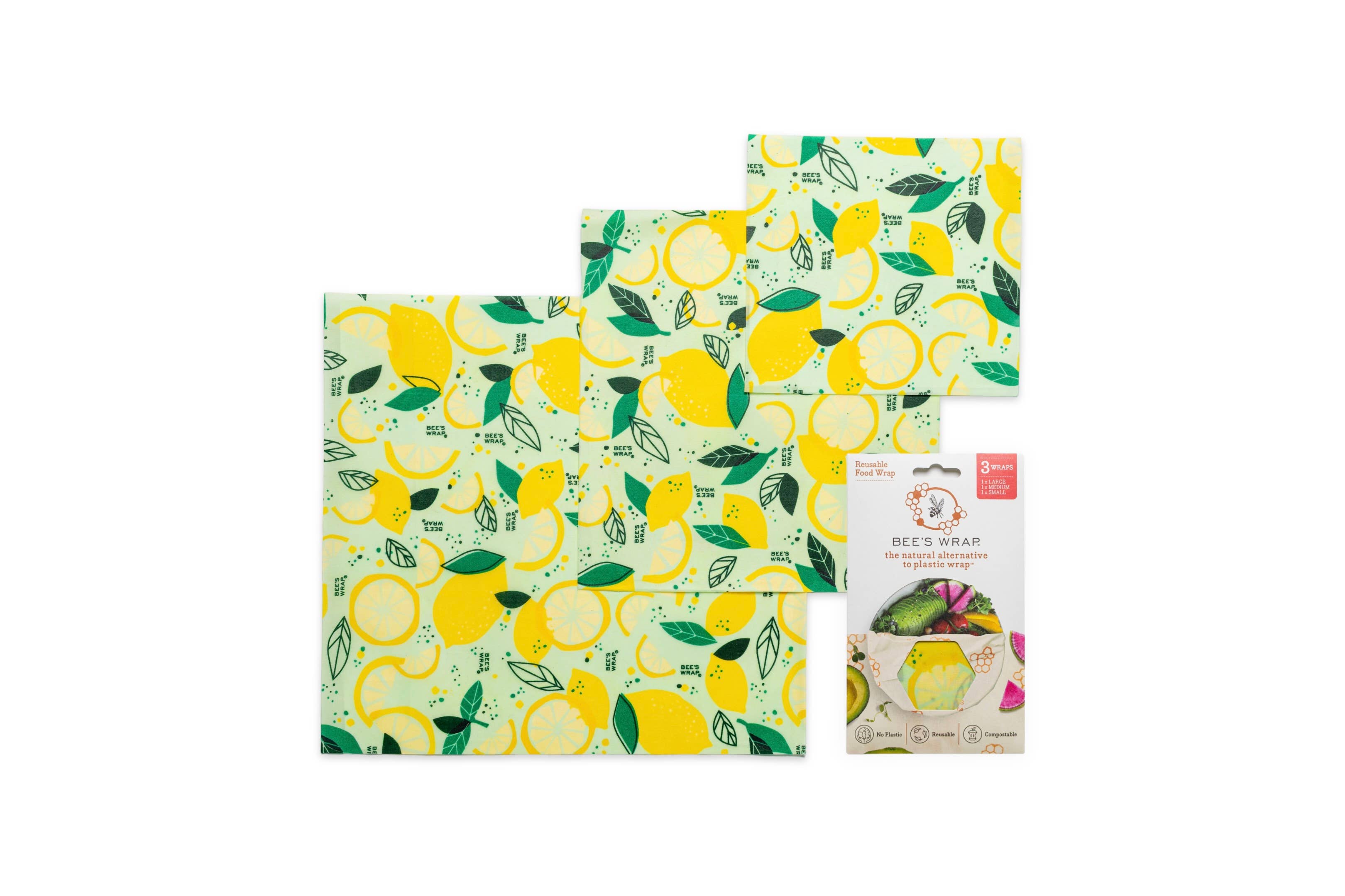 Beeswax Wrap - Assorted 3 Pack