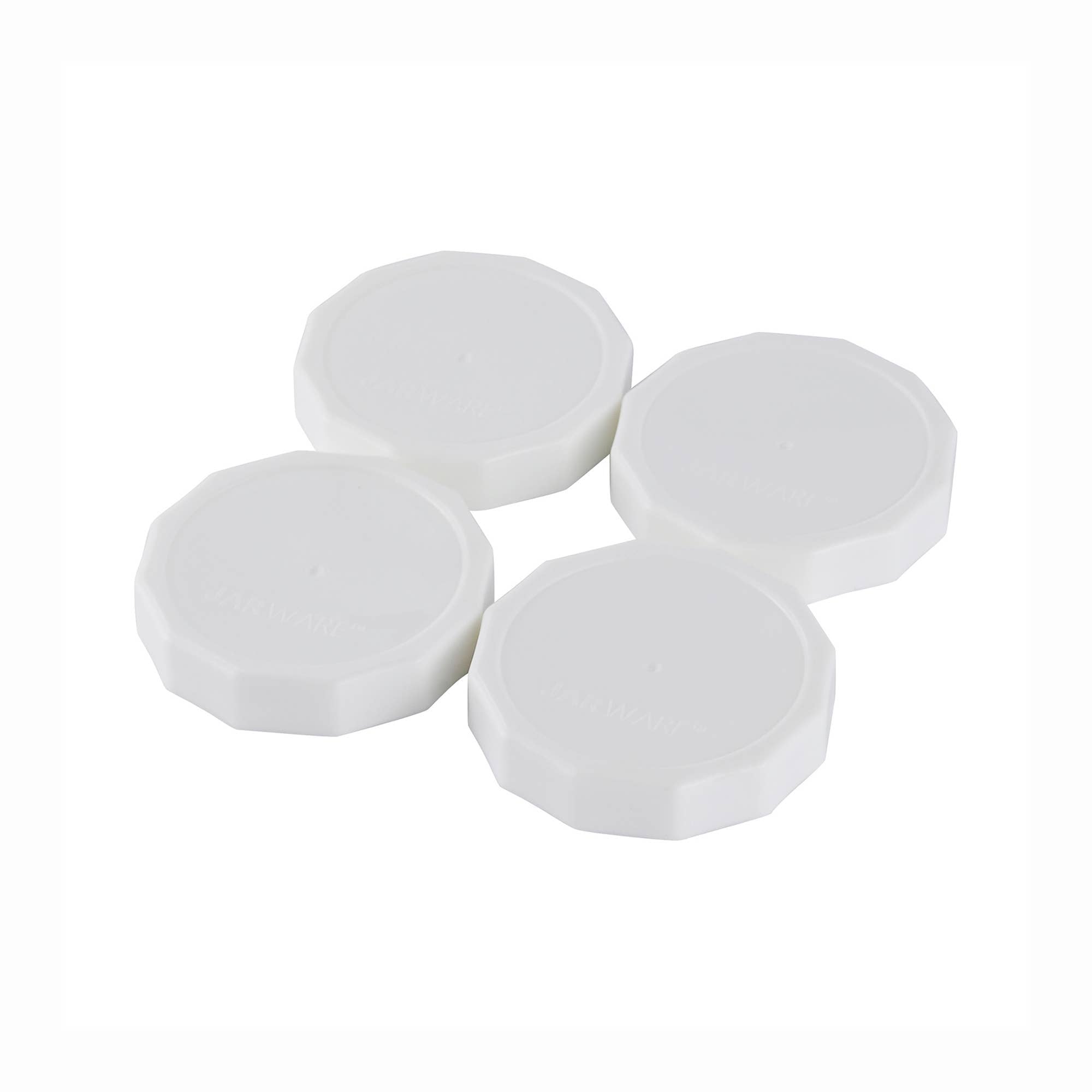 Wide Mouth Jar Lids - Set of 4