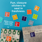 Compostable XL Sandwich Bags 50ct – Chevron Print