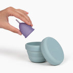 Compact Menstrual Cup + Disc Sanitizer