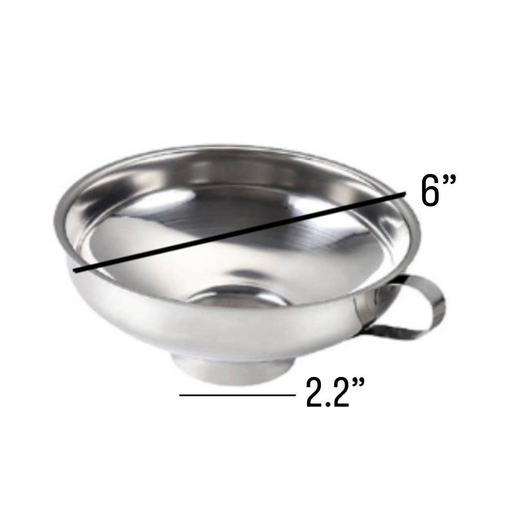 Stainless Steel Funnel - Regular Mouth