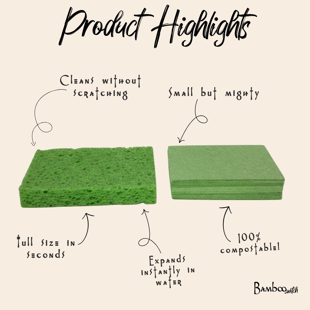 Cellulose Sponge - Compostable