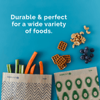 Compostable XL Sandwich Bags 50ct – Chevron Print