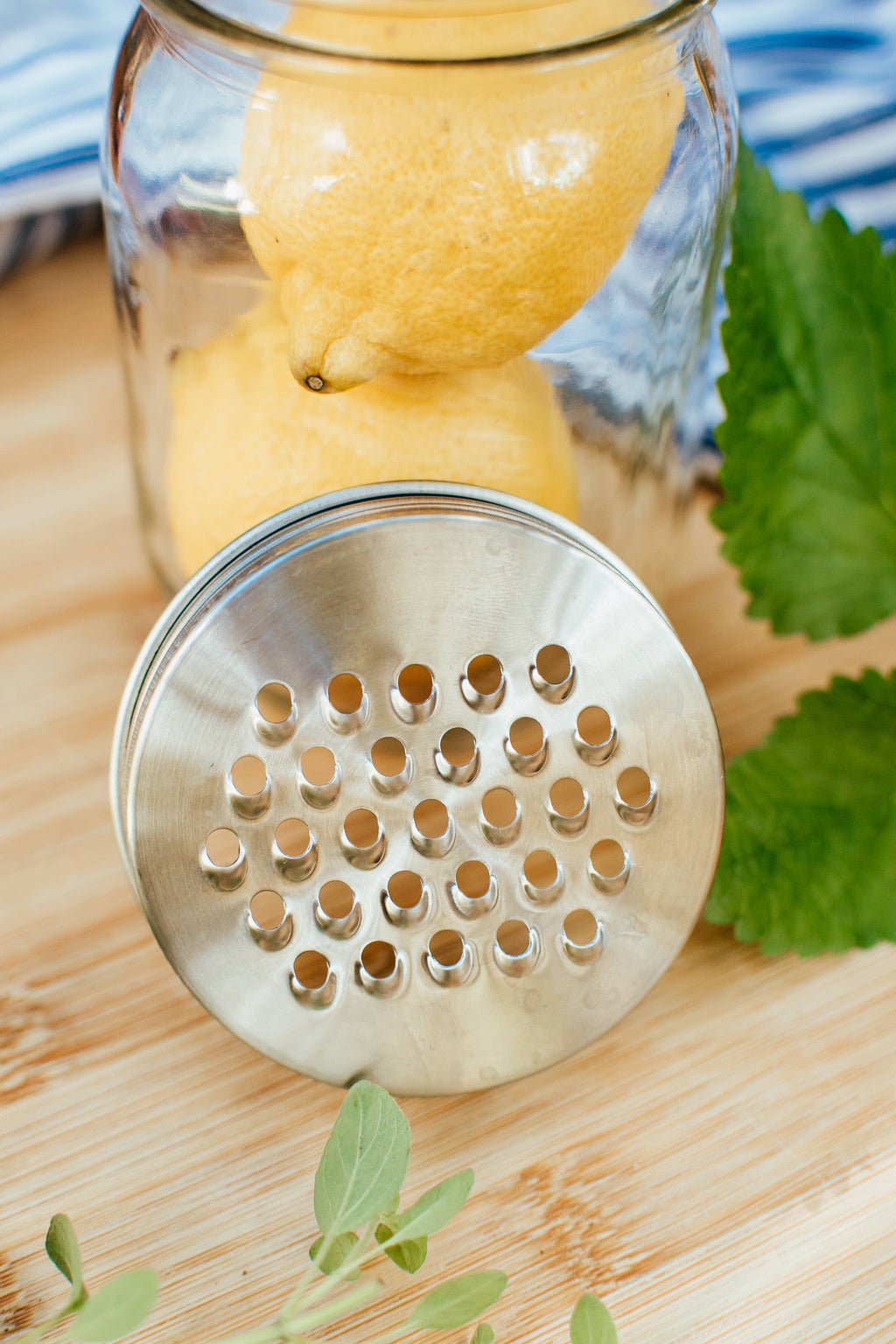 Grater Lid - Stainless Steel