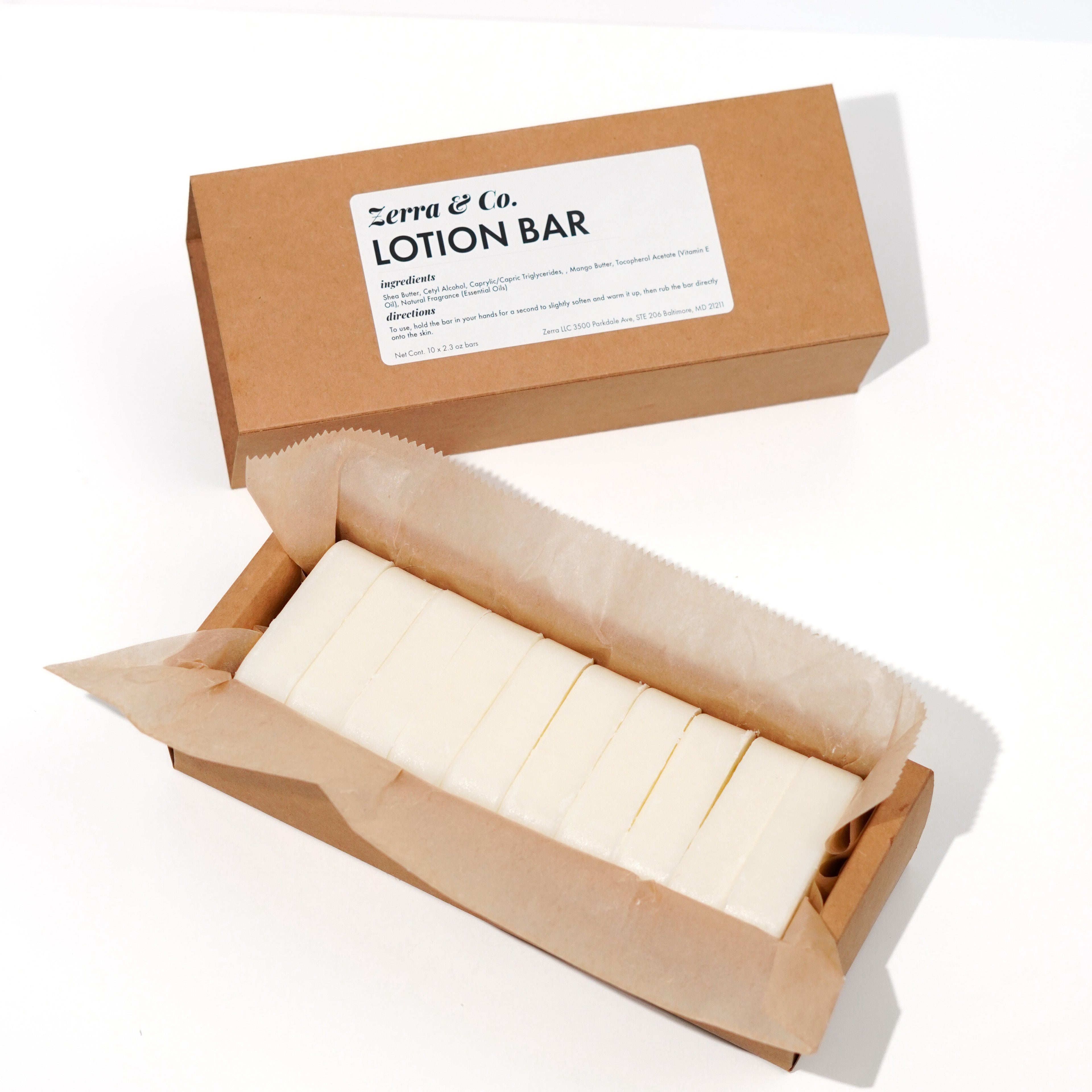 Lotion Bar - Package Free