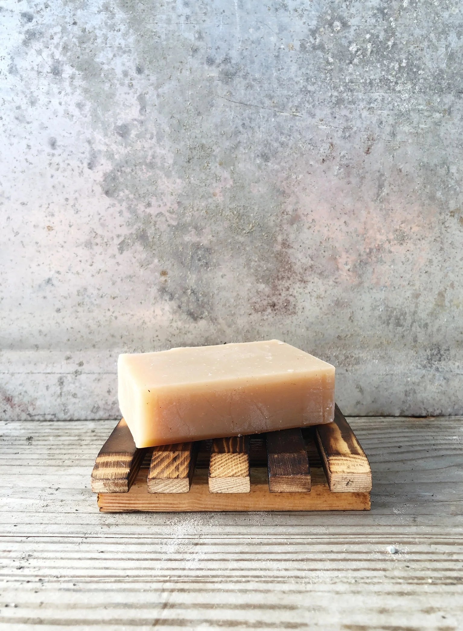 Square Wood Soap Dish