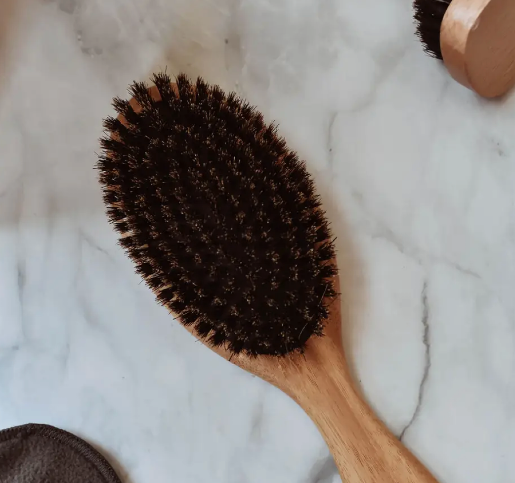 Soft Boar Bristle Hairbrush