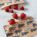 Compostable Snack Bags 50ct – Bear Print