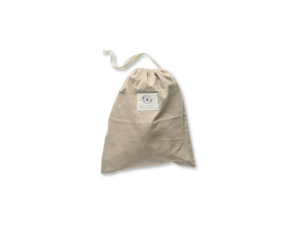 Beeswax Lined Bread Bag w/ Drawstring