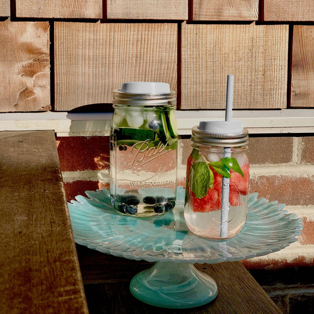 Silicone Drink Lid - Regular Mouth - 4 Pack