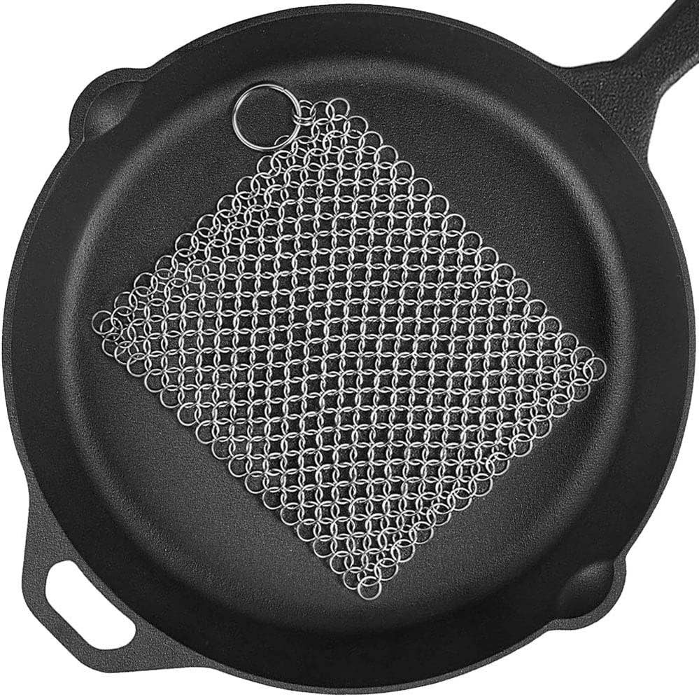 Chain Mail Cast Iron Scrubber