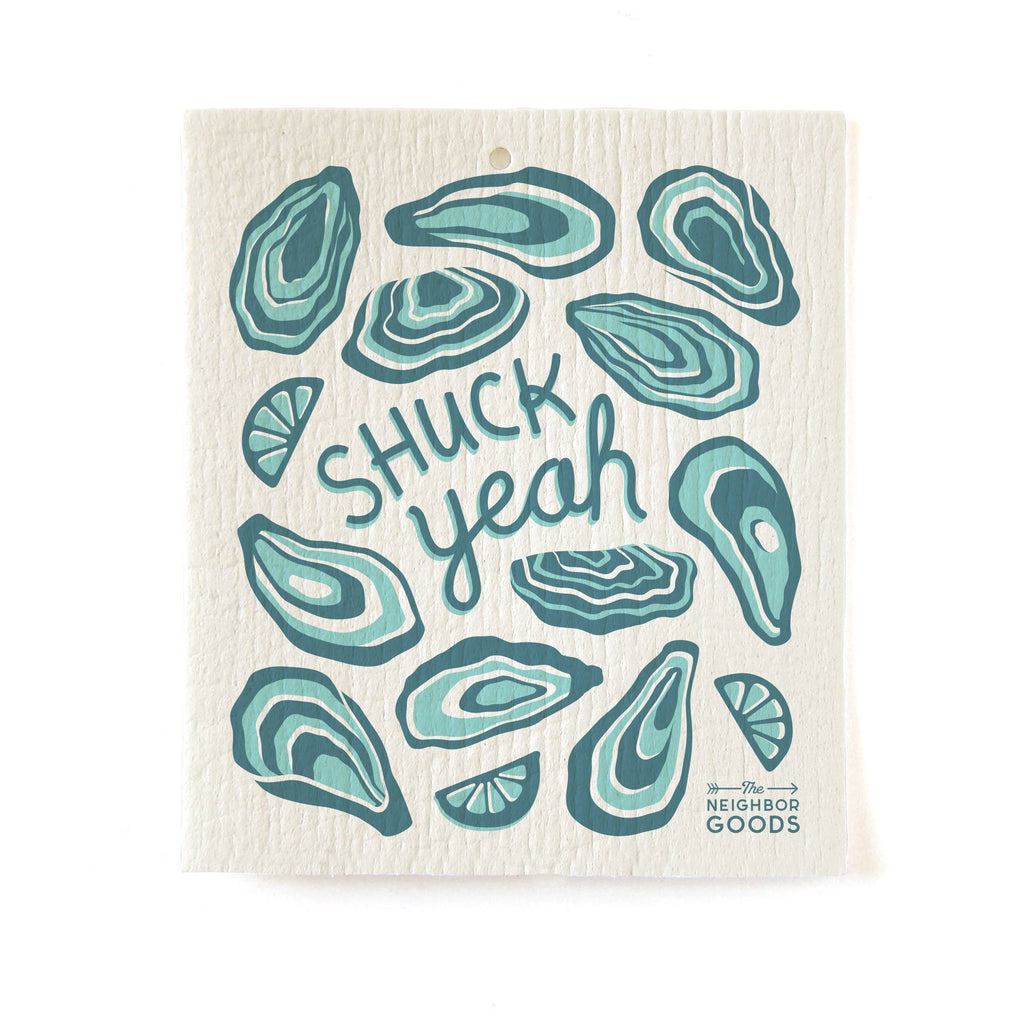 Tea Towel + Swedish Dish Cloth Set