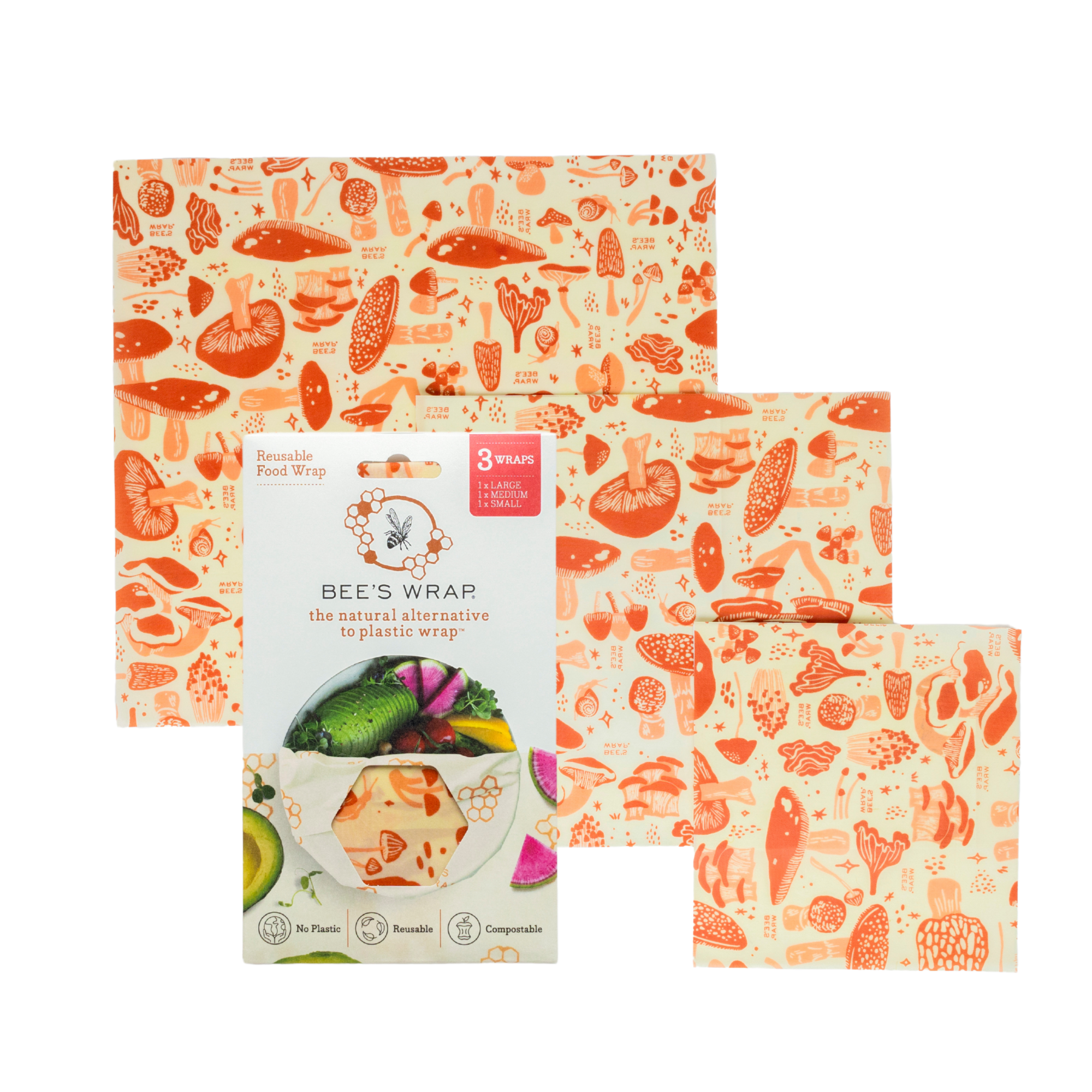Beeswax Wrap - Assorted 3 Pack