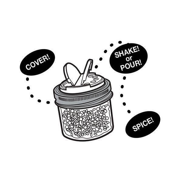 Spice Lids - Regular Mouth - 2 Pack