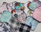 Reusable Cotton Rounds (4"x4") - Set of 14