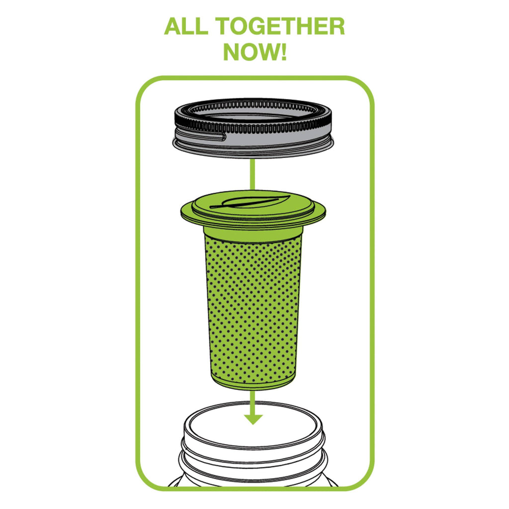 Plastic Tea Infuser Lid - Regular Mouth