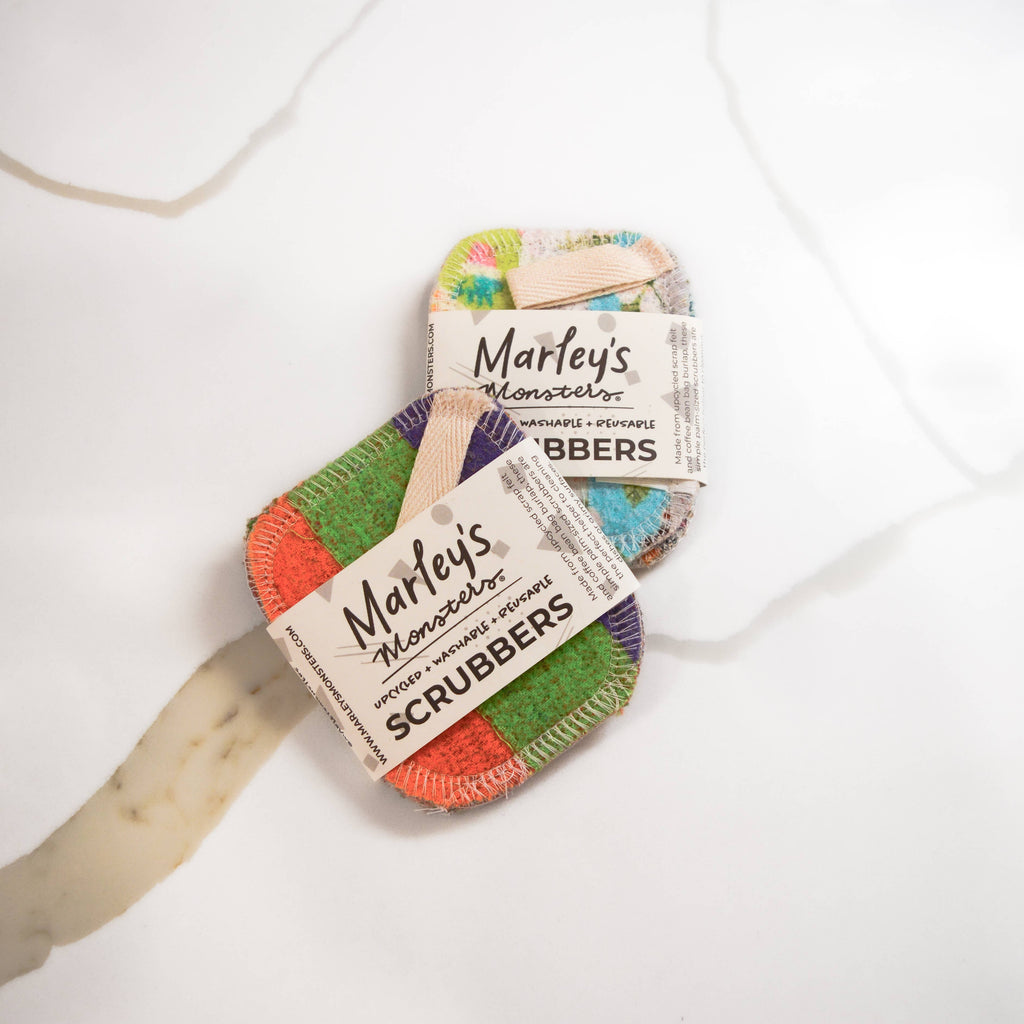 Scrap Felt Scrubbers - Set of 2