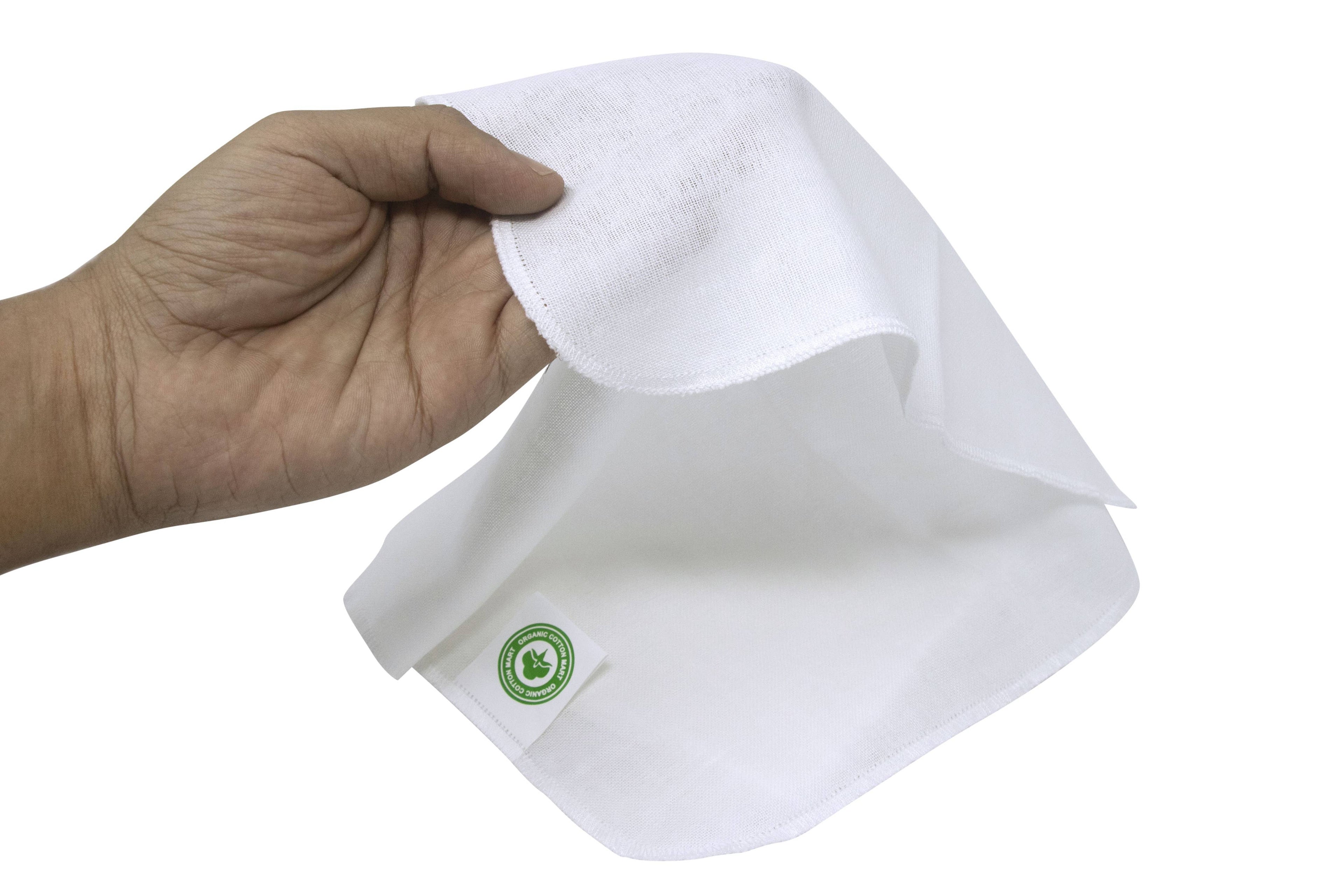 Organic Cotton Cloth Wipes - 5 pack