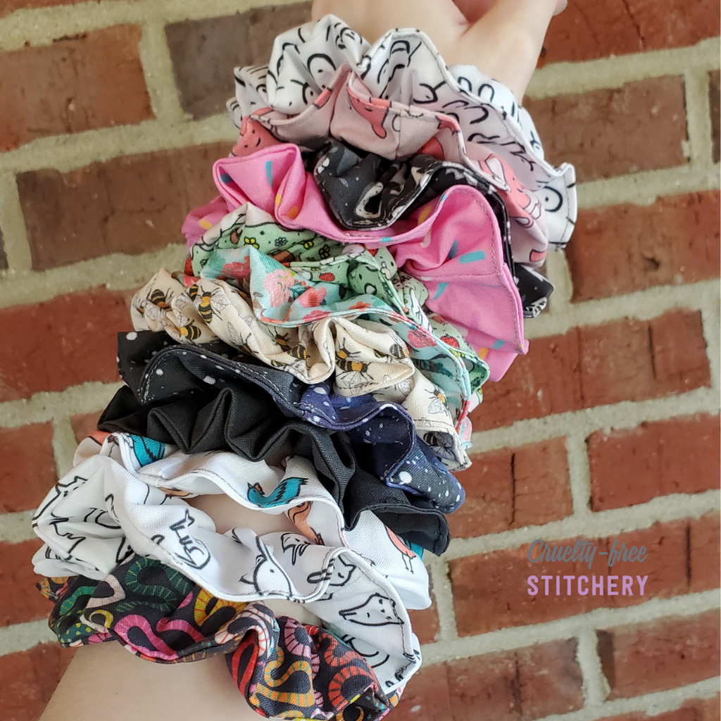 Plastic-Free Scrunchies